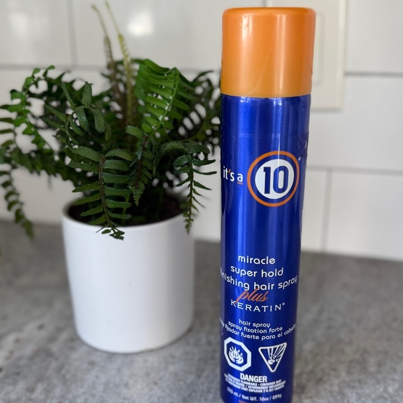 NEW It's a 10 Miracle Super Hold Finishing Hairspray plus Keratin - 10 oz - Picture 1 of 2